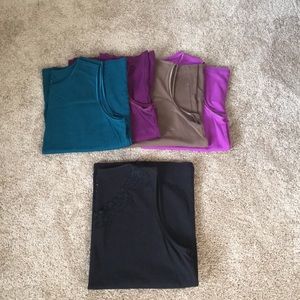 Women satin trim camisoles